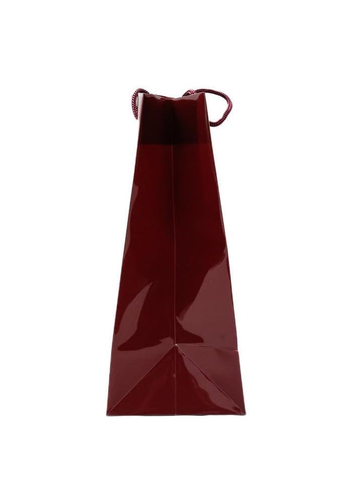 Daiso Red Gift Bag with English Text Design (20x25x11 cm) - Image 2